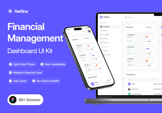 Netfina - Financial Management Dashboard UI Kit