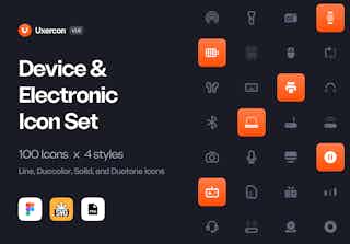 Device & Electronic - Uxercon Icon Pack