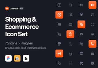 Shopping & Ecommerce - Uxercon Icon Pack