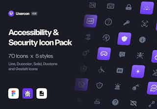 Accessibility & Security - Uxercon Icon Pack