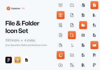 File & Folder - Uxercon Icon Pack