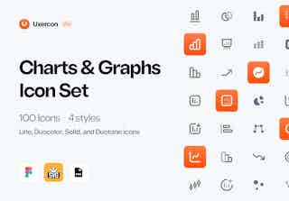 Charts and Graphs Icon Pack