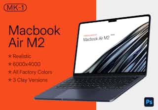 Macbook Air M2 - Mockup