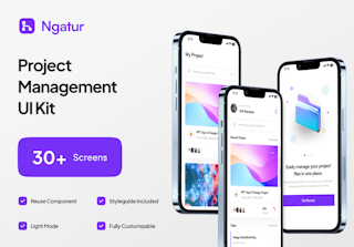 Ngatur - Project Management App UI Kit