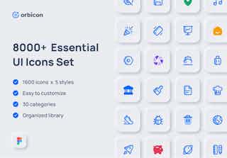 Orbicon - Essential UI Icons Set