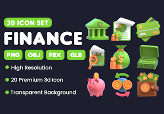 3D Icon Finance