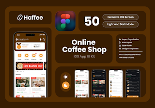 Haffee - Coffee Shop Mobile UI Kit