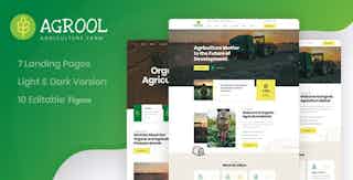 Agrool - Agriculture Farming Figma Template