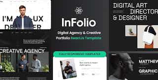 Infolio - Digital Agency & Creative Portfolio Reactjs Template
