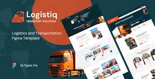 Logistiq - Logistics and Transportation Figma Template