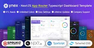 Ynex - Nextjs App Router Typescript Dashboard Template