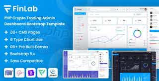 FinLab - PHP Crypto Trading Admin Dashboard Bootstrap Template