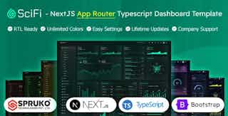 SCIFI - Nextjs App Router Typescript Dashboard Template