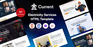 Current – Electricity Services HTML Template